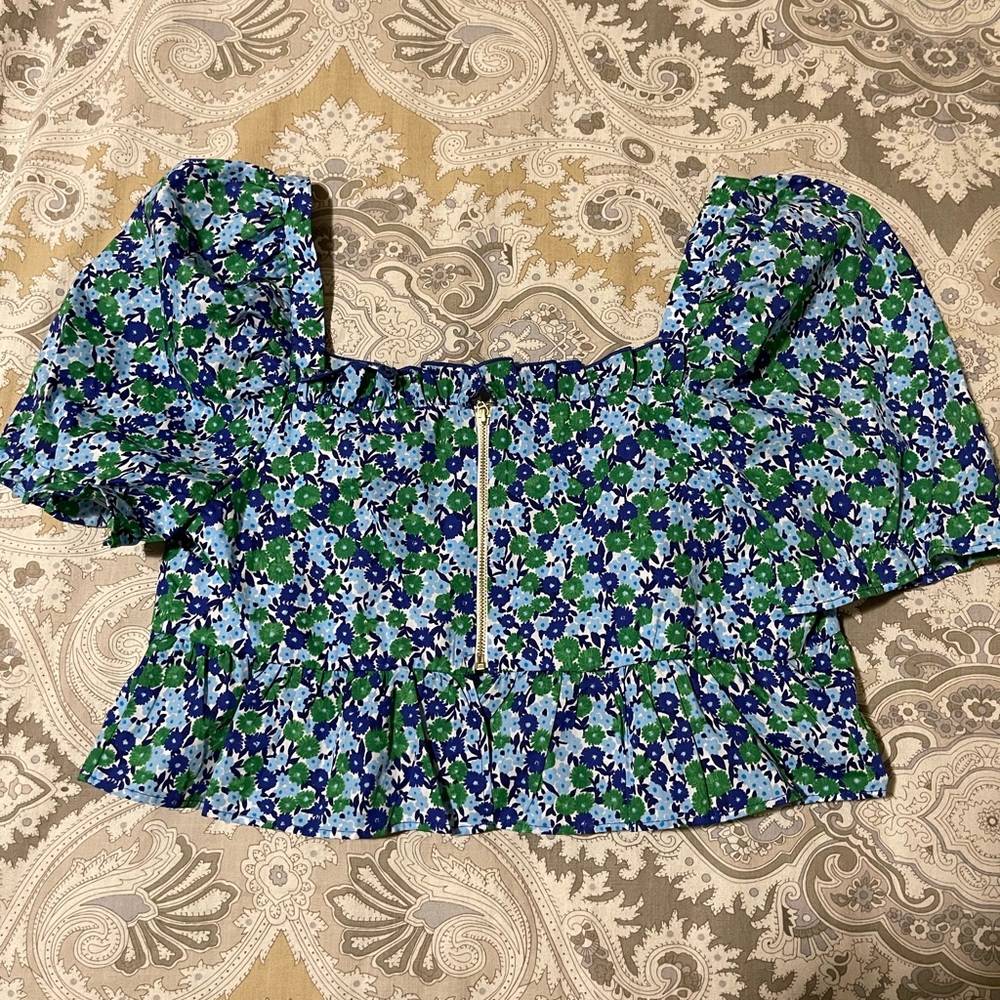 Floral ZARA top
